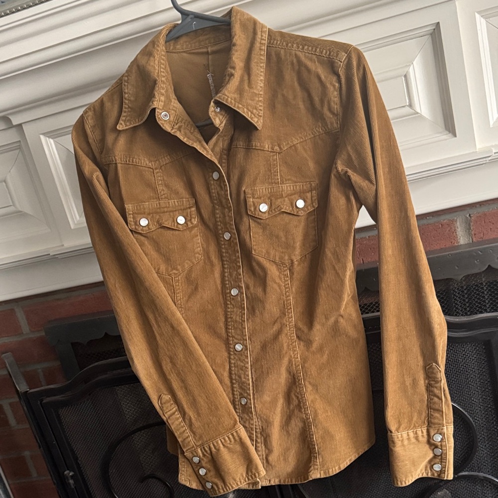 Guess Brown Button Down Shirt